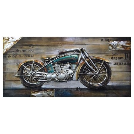 YOSEMITE HOME DECOR Bike Passion I Wall Art on WoodMutlicolor 3130049